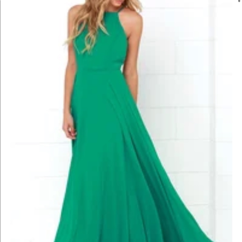 Mythical kind of love green maxi dress